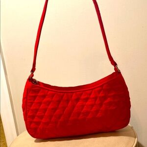 Vera Bradley Red Quilted Shoulder Bag